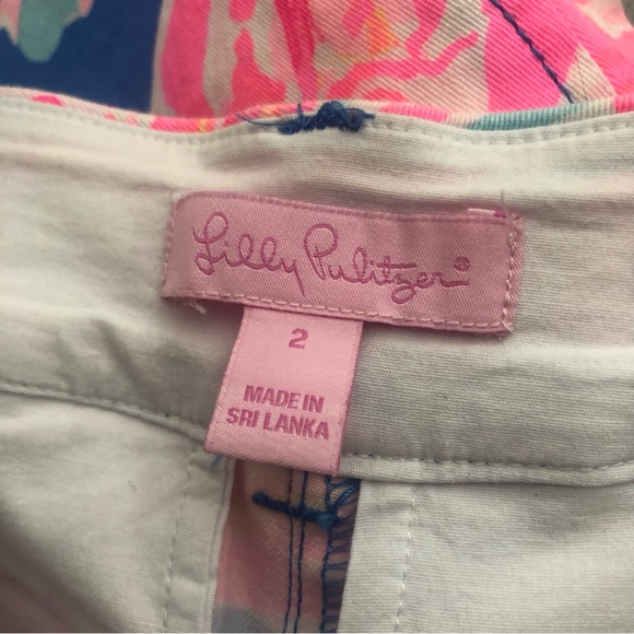 Lilly Pulitzer Sadie stretch crop chino pants. Sz 2 - Picture 7 of 7